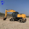 Excavadora de ruedas Hyundai R210 de segunda mano