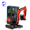 Miniexcavadora hidráulica de 1,8 toneladas con motor y cabina Kubota